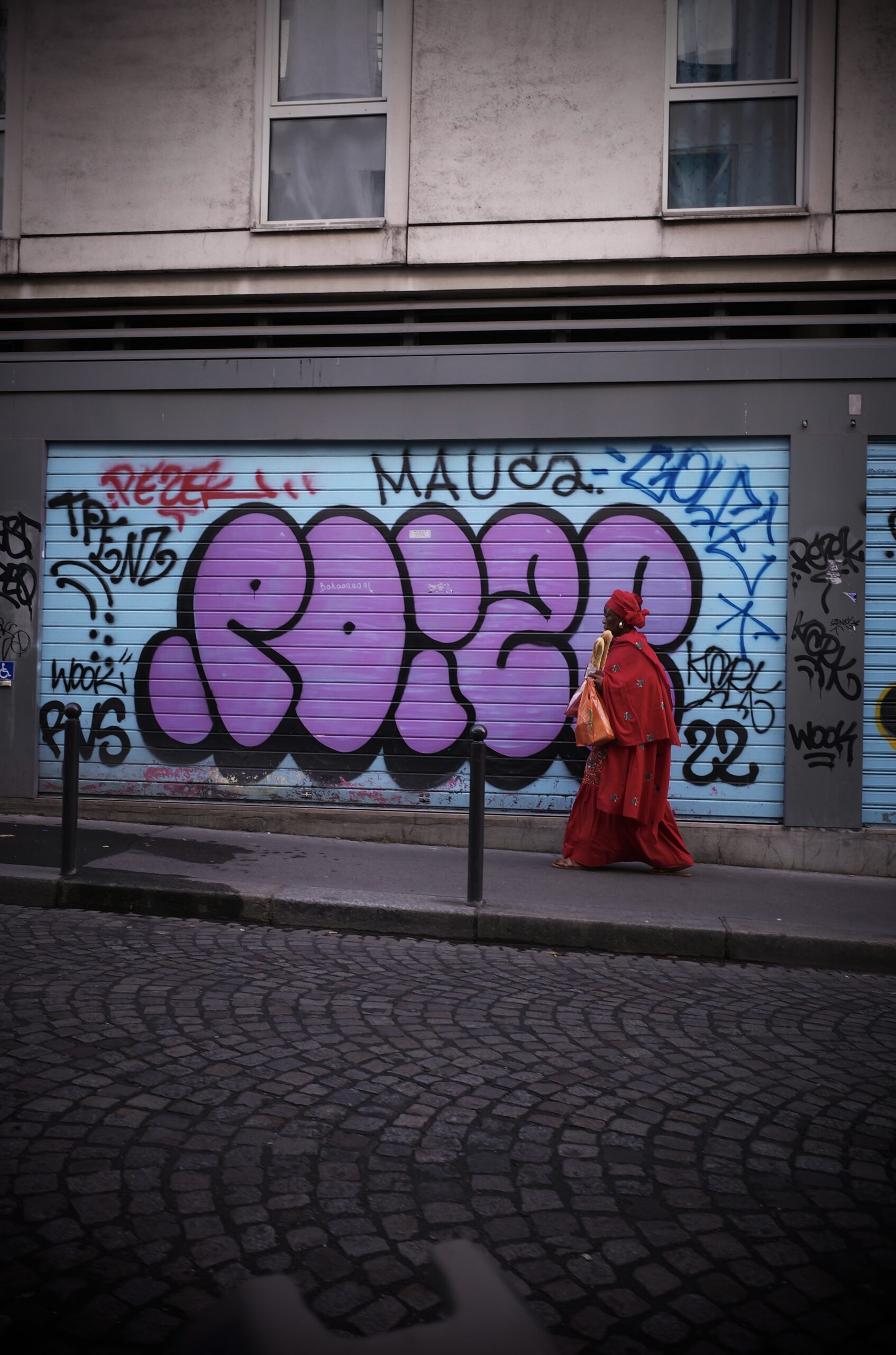 Woman in Red Belleville